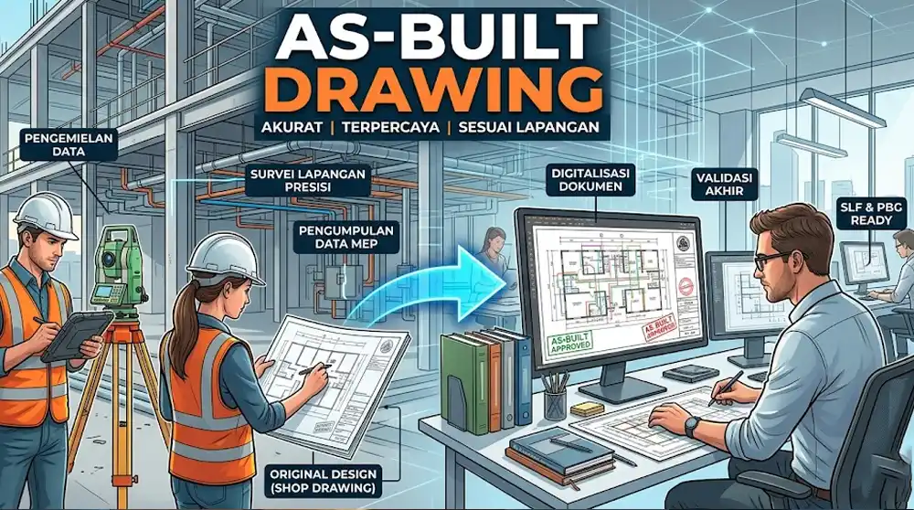 Jasa Pembuatan As-Built Drawing